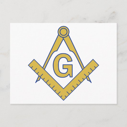 Freemasonry Briefkaart (Voorkant)