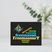 Freemasonry Briefkaart (Staand voorkant)
