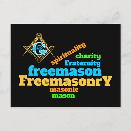 Freemasonry Briefkaart (Voorkant)