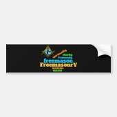 Freemasonry Bumpersticker (Voorkant)