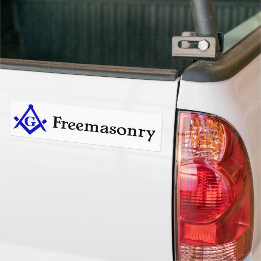 Freemasonry Bumpersticker (Op Truck)