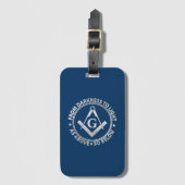 Freemasonry emblem bagagelabel (Voorkant (verticaal))