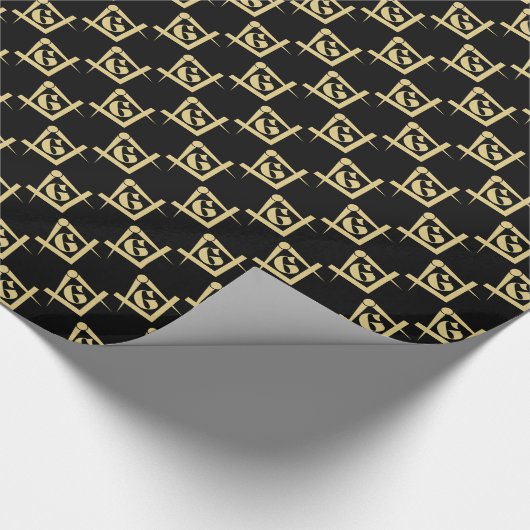 Freemasonry emblem cadeaupapier (Hoek)