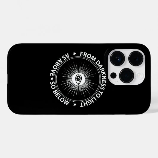 Freemasonry emblem Case-Mate iPhone case (Achterkant (horizontaal))