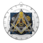 Freemasonry Emblem Dartbord (Voorkant)