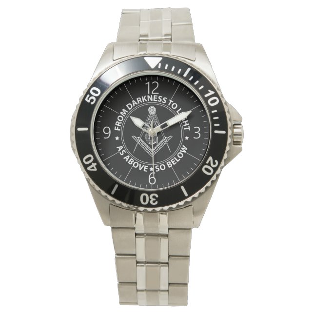 Freemasonry emblem horloge (Voorkant)