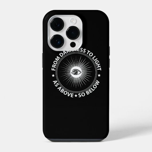 Freemasonry emblem iPhone hoesje (Achterkant)