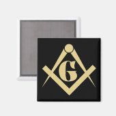 Freemasonry emblem magneet (Voorkant / Achterkant)
