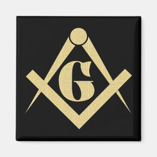 Freemasonry emblem magneet
