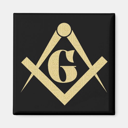 Freemasonry emblem magneet (Voorkant)