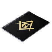 Freemasonry emblem notitieboek (Linkerzijde)