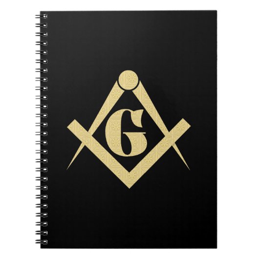 Freemasonry emblem notitieboek (Voorkant)
