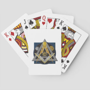 Freemasonry Emblem Pokerkaarten