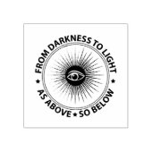 Freemasonry emblem rubberstempel (Afrduk)