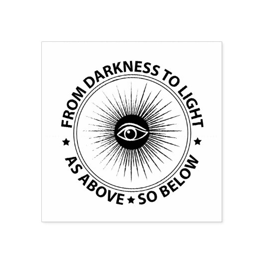 Freemasonry emblem rubberstempel (Afrduk)