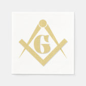 Freemasonry emblem servet (Voorkant)