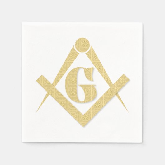 Freemasonry emblem servet (Voorkant)