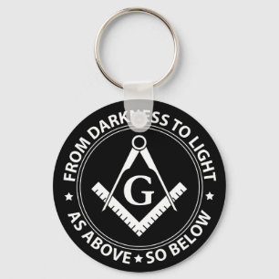Freemasonry emblem sleutelhanger