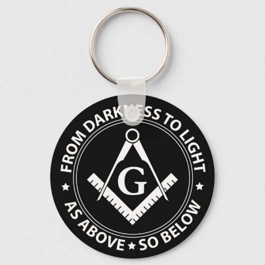 Freemasonry emblem sleutelhanger (Voorkant)