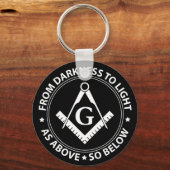 Freemasonry emblem sleutelhanger (Voorkant)