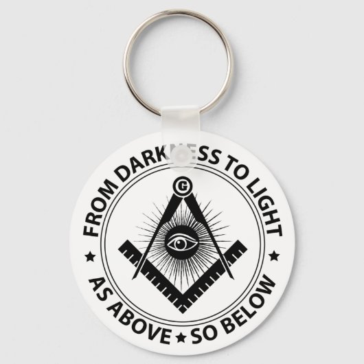 Freemasonry emblem sleutelhanger (Voorkant)
