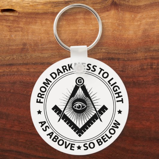 Freemasonry emblem sleutelhanger (Voorkant)