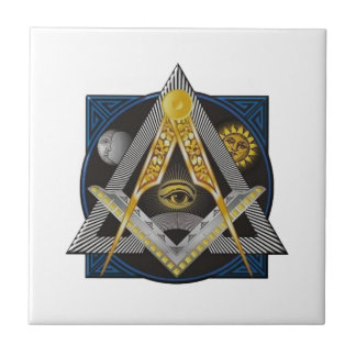 Freemasonry Emblem Tegeltje