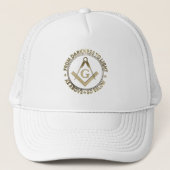 Freemasonry emblem trucker pet (Voorkant)