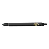 Freemasonry emblem zwarte inkt pen (Voorkant)