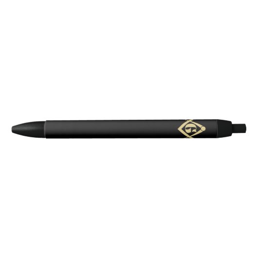 Freemasonry emblem zwarte inkt pen (Voorkant)