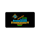 Freemasonry Etiket (Voorkant)