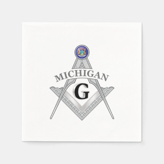 Freemasonry lodge of the state of Michigan Servet (Voorkant)