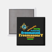 Freemasonry Magneet (Voorkant / Achterkant)