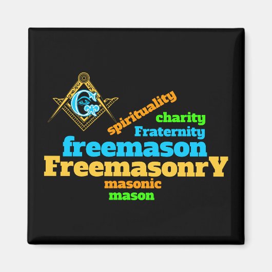 Freemasonry Magneet (Voorkant)