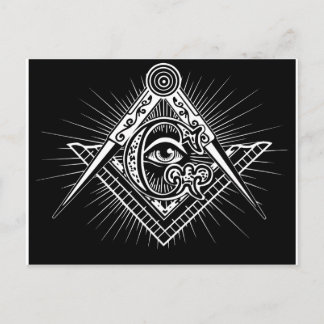 Freemasonry-Masonic-Masonry Briefkaart
