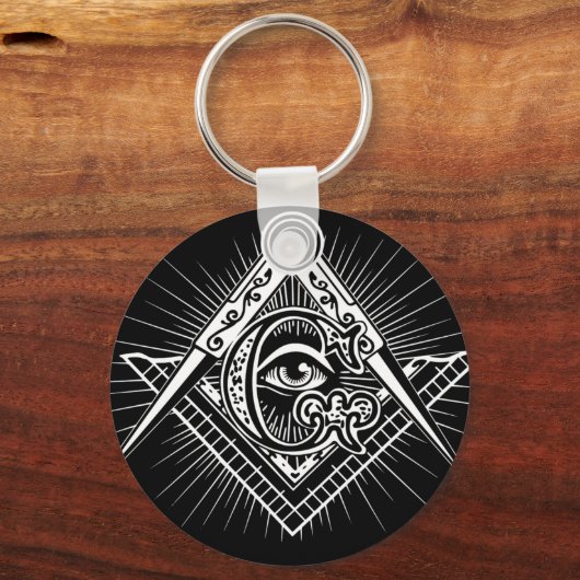 Freemasonry-Masonic-Masonry Sleutelhanger (Voorkant)