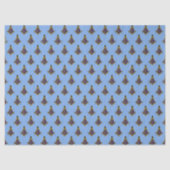 Freemasonry Pattern (blauw) Tissuepapier (Voorkant)