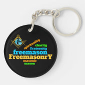 Freemasonry Sleutelhanger (Achterkant)