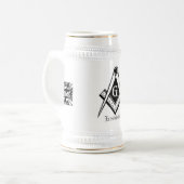 Freemasonry Stein Bierpul (Voorkant links)