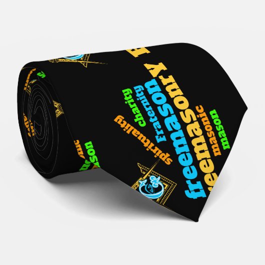 Freemasonry Stropdas (Opgerold)