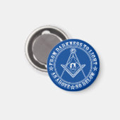 Freemasonry symbol magnet (Voorkant / Achterkant)