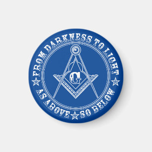 Freemasonry symbol magnet