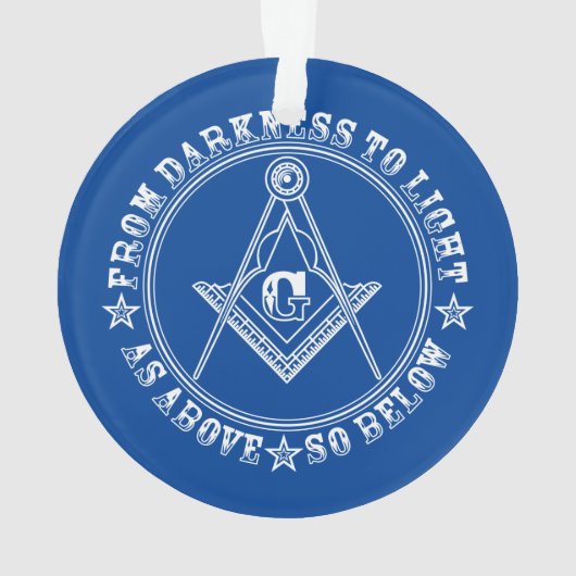 Freemasonry symbool ornament (achterkant)