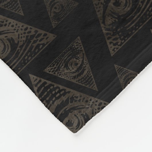 Freemasonry-symbool Square and Compass Fleece Deken (Hoek)