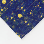 Freemasonry-symbool Square and Compass Fleece Deken (Hoek)