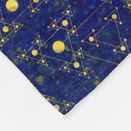 Freemasonry-symbool Square and Compass Fleece Deken (Hoek)