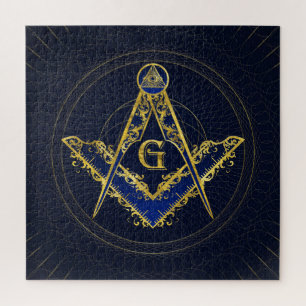 Freemasonry-symbool Square and Compass Legpuzzel