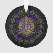 Freemasonry-symbool Square and Compass Ornament (voorkant)