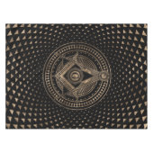 Freemasonry-symbool Square and Compass Tafelkleed (Voorkant (Horizontaal))