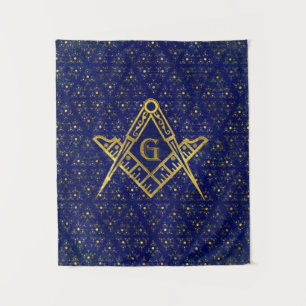 Freemasonry-symbool Square and Compass Wandkleed